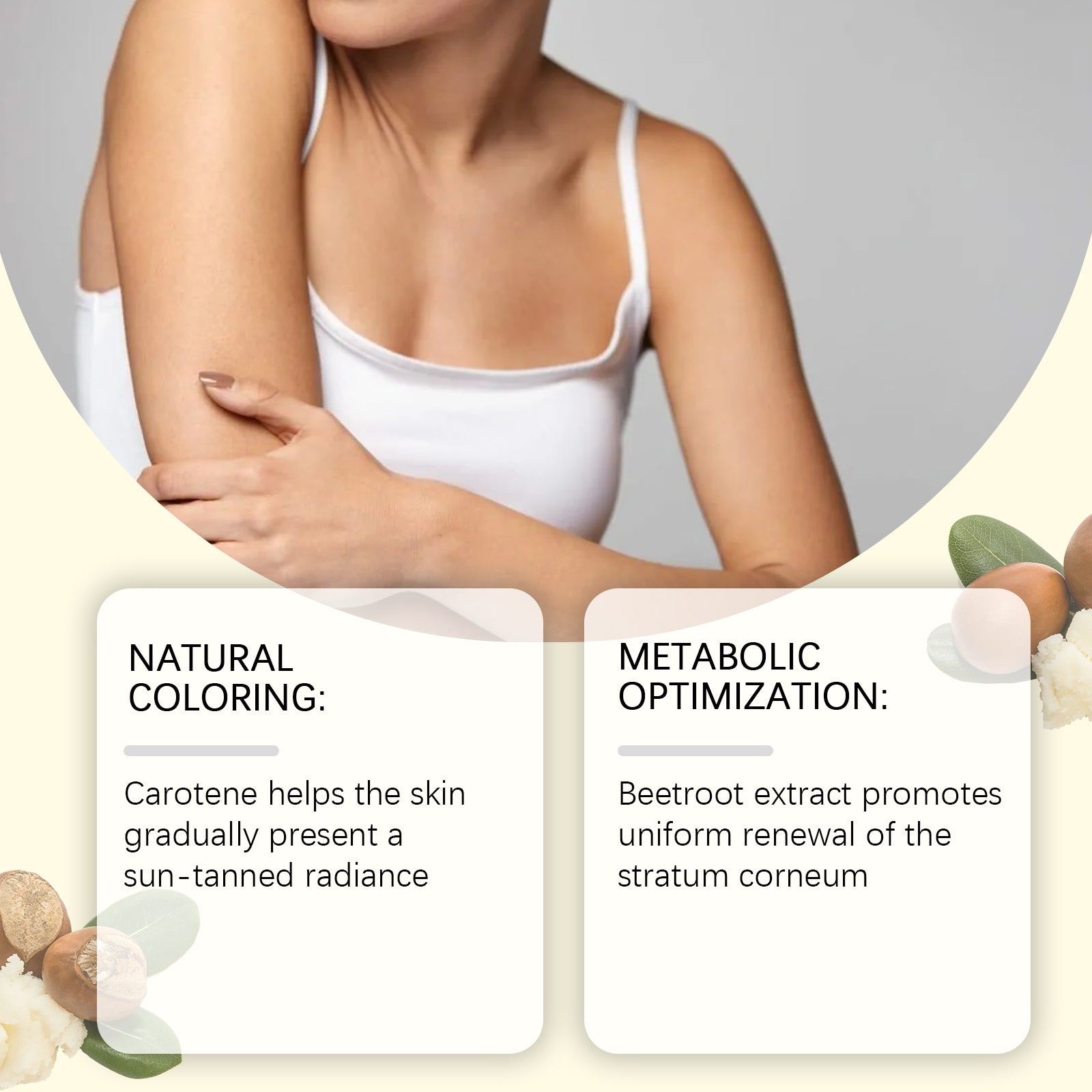 Sunless Self Tanning Drops Lasting Solarium Bronzer Natural Tanner For Body Face Antioxidant Preven 2