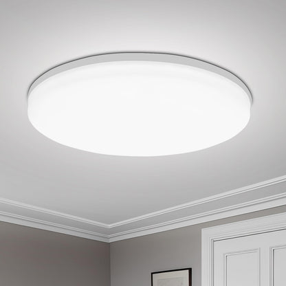 Round LED Ceiling Light Modern, Ultra-Thin 4cm Flush Mount Light for Living Room, Bedroom, Kitchen, Bathroom Lighting