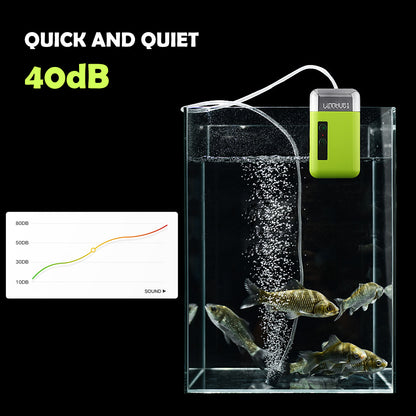 3in1 Sensing Oxygen Pump Portable Mini USB Charging Pump Air Stone Tube Automatic Water Pump With L 1