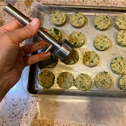 Professional Stainless Steel Falafel Scoop Maker Tool Nonsticky Falafel Meatball Mold Kitchen Gadge 4