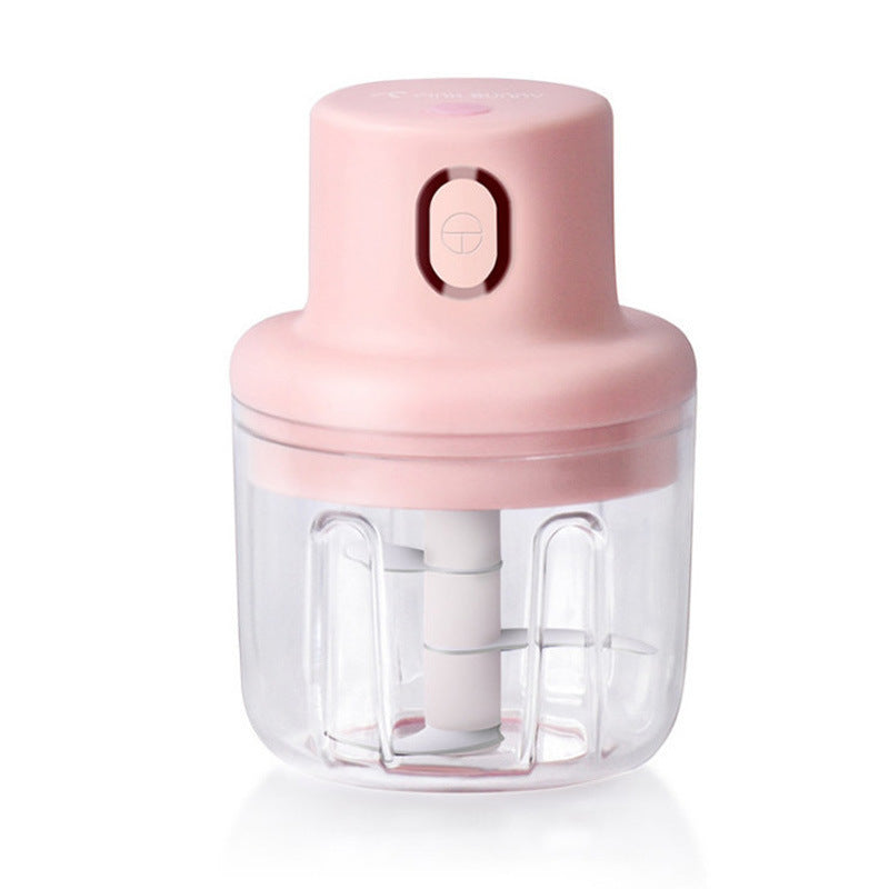 Sturdy Mini Electric Garlic Chopper Meat Grinder Garlic Masher Machine, Durable Vegetable Crusher for Ginger, Garlic
