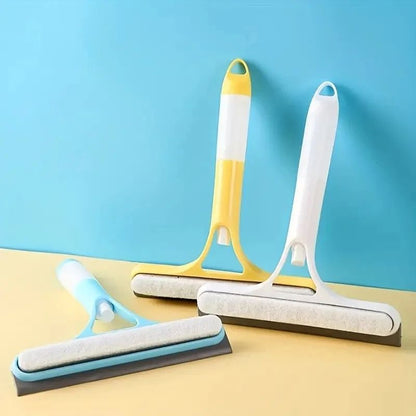 Household MultiFunction 3in1 Glass Cleaner Window Scraper Squeegee Watering Can Sprayer 3