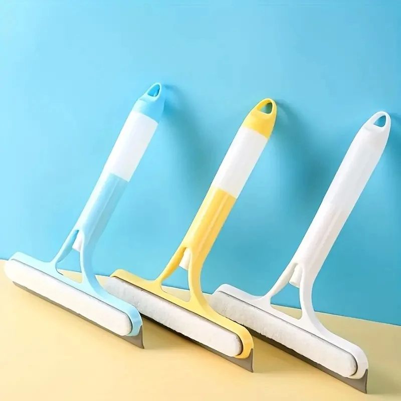 Household MultiFunction 3in1 Glass Cleaner Window Scraper Squeegee Watering Can Sprayer 4