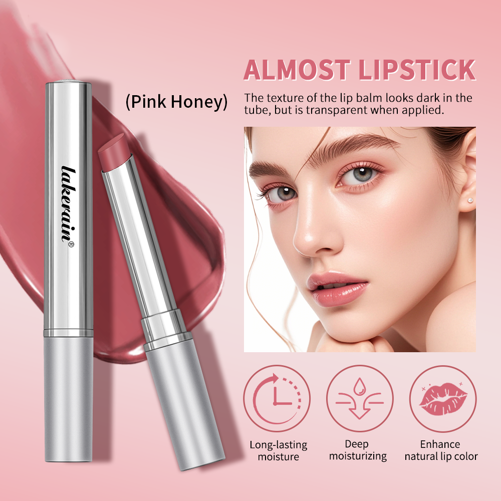 Pink Honey Almost Lipstick Tinted Lip Balm Black Honey Powerful Lip Repulper Remove Dark Lips Exfoliating Lip balm