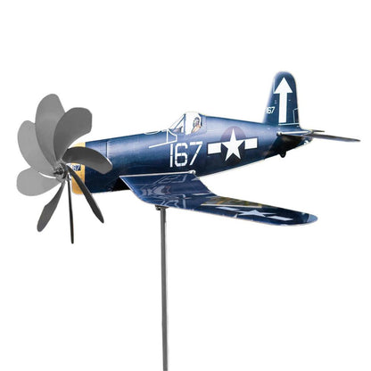 Stainless Steel Household Garden Windmill Airplane Spinners Weatherproof Wind Powered Catcher Outdo 7