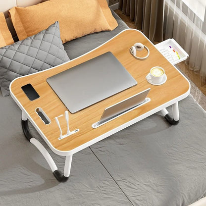 Portable Laptop Desk Foldable Table With USB Light And Cup Holder 2