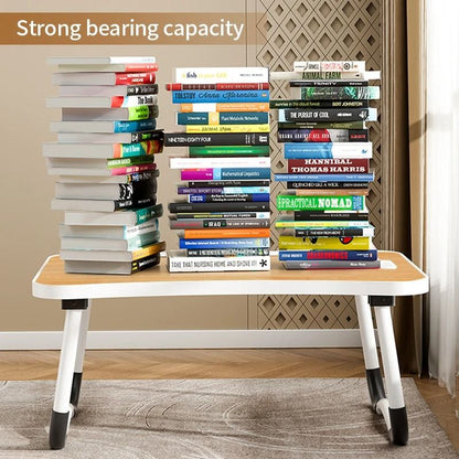 Portable Laptop Desk Foldable Table With USB Light And Cup Holder 4