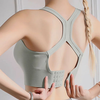 Women Sports Bra Push Up Crop Top Fitness Tank 3