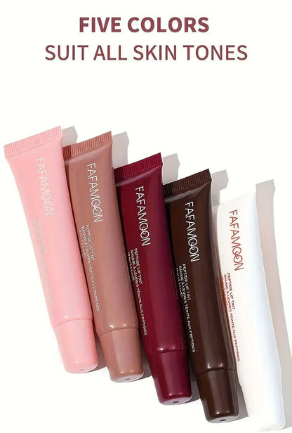 Fruity 5color Glossy Lip Balm Moisturizing Hydrating And Lightening Lip Lines Tinted Lip Balm Suita 5