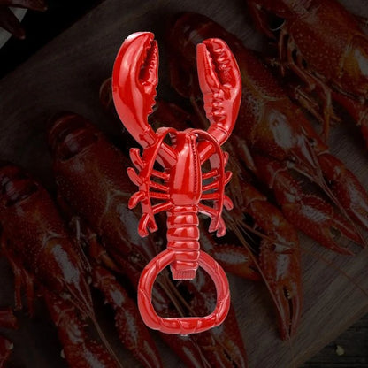 Portable Lobster Corkscrew Bottle Opener Retro Metal Keychain For Wine Beer Bottles Fun Kitchen Out 1