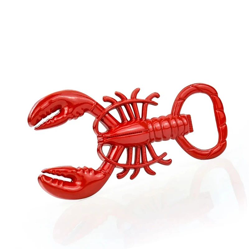 Portable Lobster Corkscrew Bottle Opener Retro Metal Keychain For Wine Beer Bottles Fun Kitchen Out 3