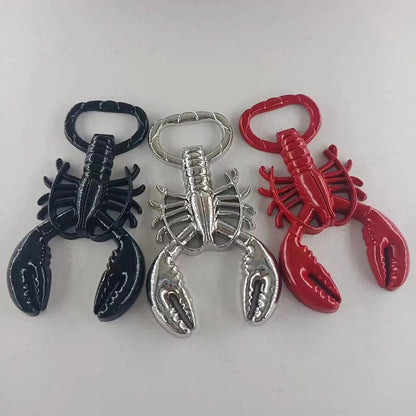 Portable Lobster Corkscrew Bottle Opener Retro Metal Keychain For Wine Beer Bottles Fun Kitchen Out 5