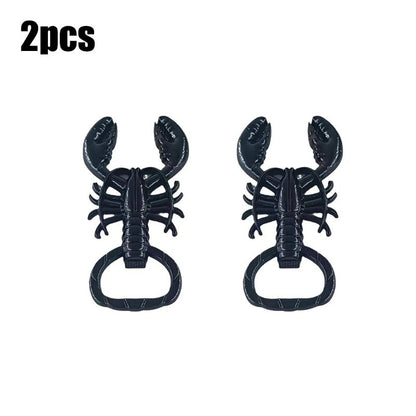Portable Lobster Corkscrew Bottle Opener Retro Metal Keychain For Wine Beer Bottles Fun Kitchen Out 7