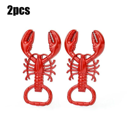 Portable Lobster Corkscrew Bottle Opener Retro Metal Keychain For Wine Beer Bottles Fun Kitchen Out 9