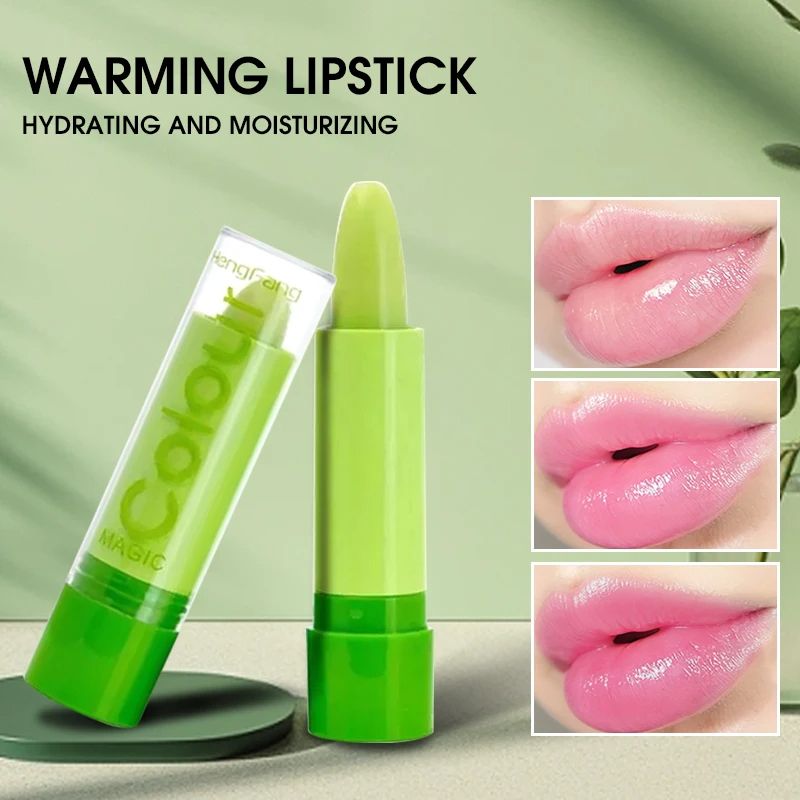Warm Change Lip Balm Moisturizing Lipstick Easy To Color CupFriendly Formula LongLasting Hydration  1