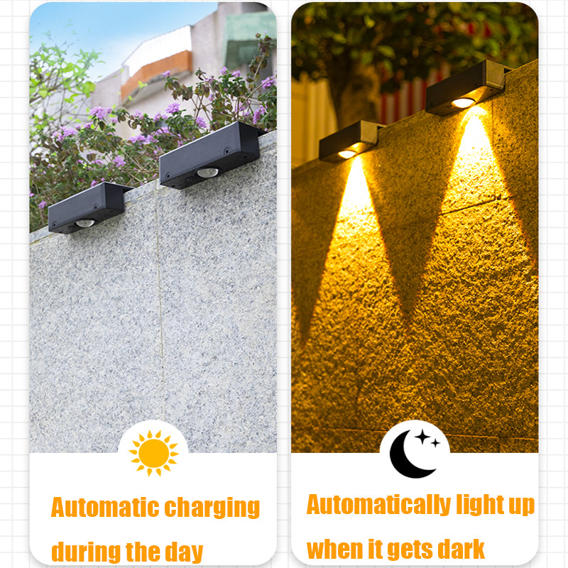 Waterproof Solar Wall Washing Lamp Outdoor LED Wall Light For Courtyard Garden Balcony And Decorati 3
