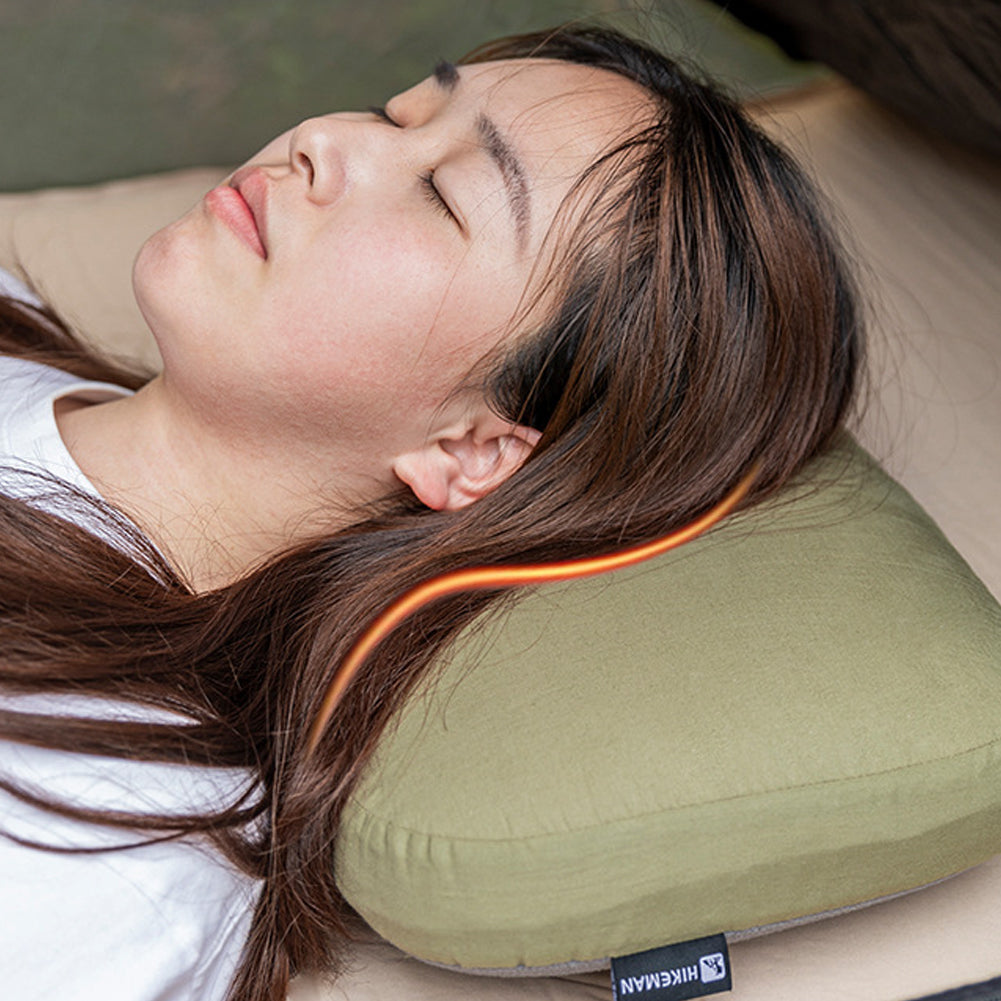 Soft Slow Rebound Memory Foam Pillow Portable Camping Travel Neck Support Pillow Outdoor NoonBreak  2