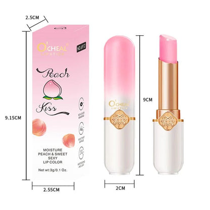 Moisturizing Waterproof Long Lasting Color Changing Lipstick Fruit Lip Balm Temperature Changing Li 5