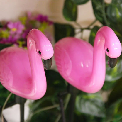 Waterproof Solar Flamingo Light For Courtyard Outdoor Garden LED Patio Walkway Standing Landscape D 2