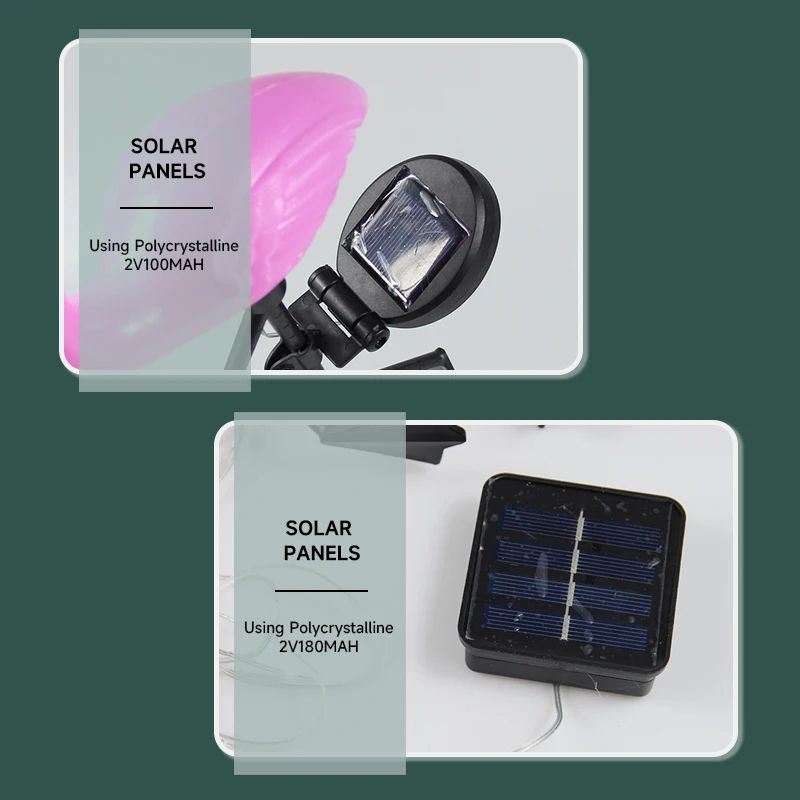 Waterproof Solar Flamingo Light For Courtyard Outdoor Garden LED Patio Walkway Standing Landscape D 5