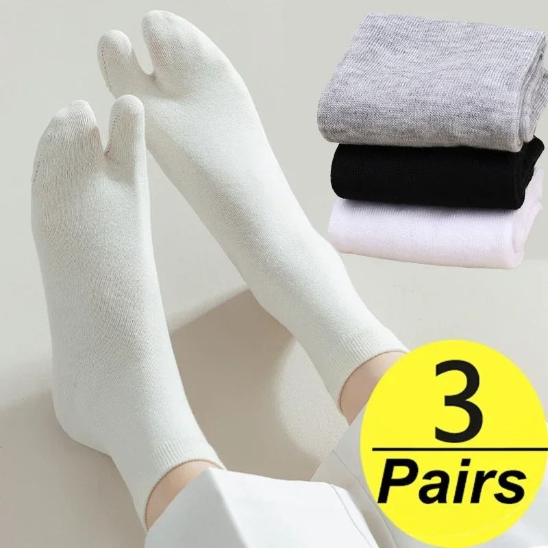 Japanese Style Tabi Toe Socks for Men and Women