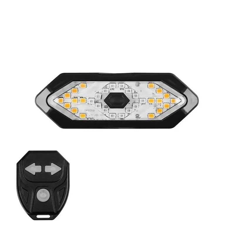 Bicycle Turn Signal Light Wireless Remote Rechargeable Tail Light 3