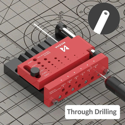 Round Rod Drilling Positioner Tool for DIY and Model Making