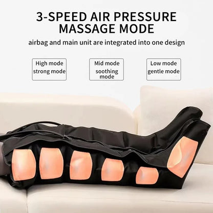 Electric Air Pressure Leg Massager With Kneading And Remote Control 2