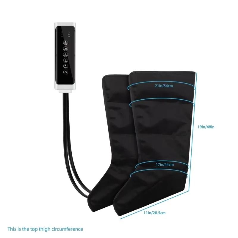 Electric Air Pressure Leg Massager With Kneading And Remote Control 7