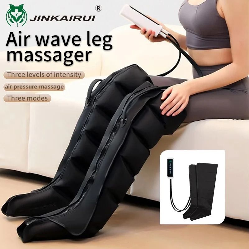 Electric Air Pressure Leg Massager With Kneading And Remote Control 8