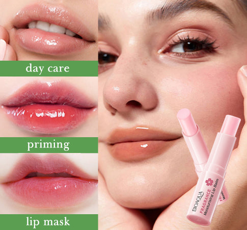 Long-lasting Moisturizing Lipstick, Sakura Fragrance Moisturizing Lip Balm, Temperature Change Color Makeup Tint