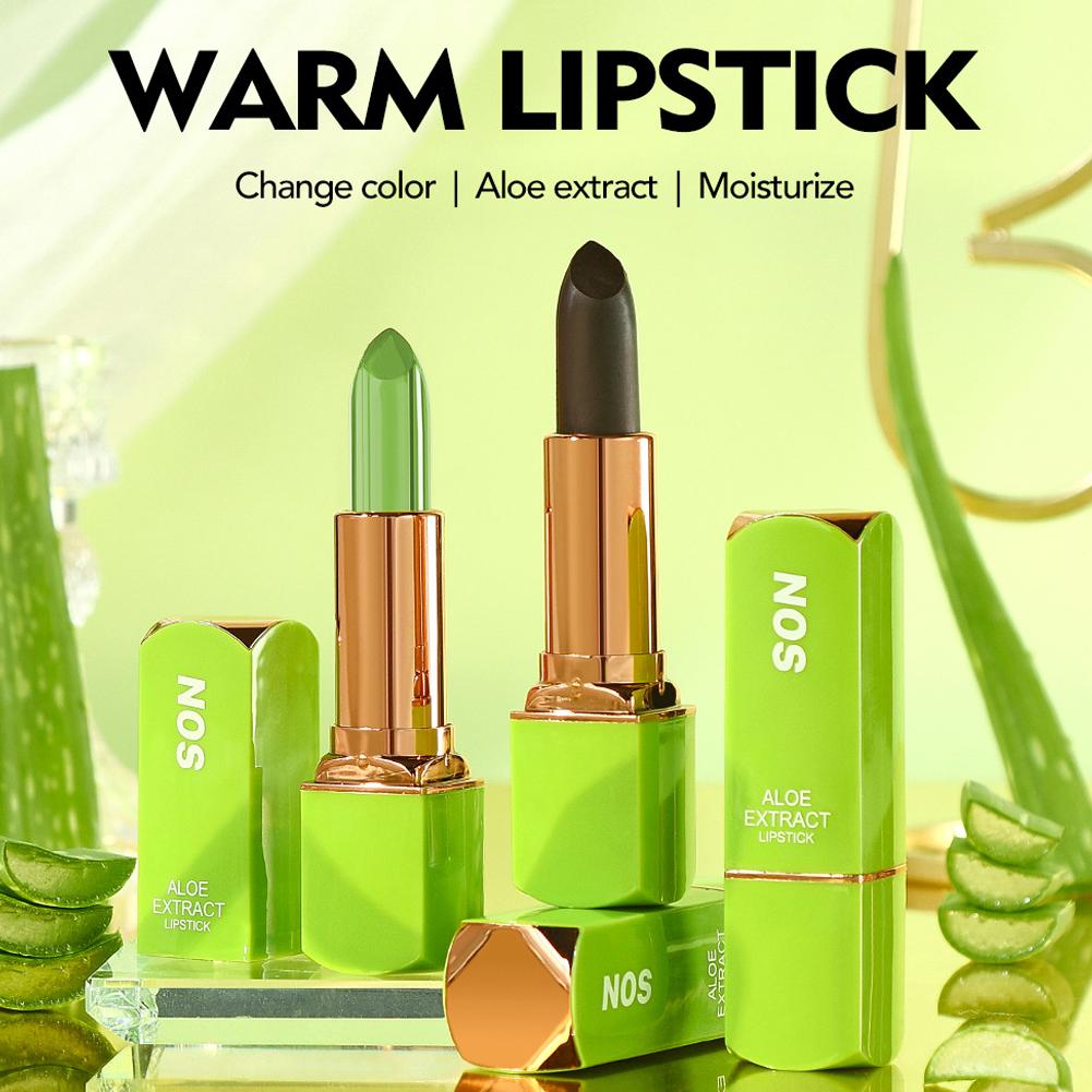 Aloe Vera Color Changing Tinted Lip Balm Lipstick, Moisturizing Long Lasting Lipsticks, Natural Lip Care Makeup