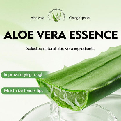 Aloe Vera Color Changing Tinted Lip Balm Lipstick, Moisturizing Long Lasting Lipsticks, Natural Lip Care Makeup