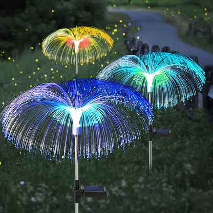 Outdoor Color Changing Solar Jellyfish Garden Lights For Christmas Halloween Parties Holiday Yards  3