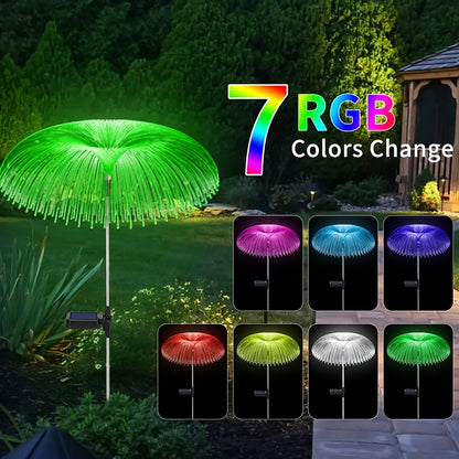 Outdoor Color Changing Solar Jellyfish Garden Lights For Christmas Halloween Parties Holiday Yards  6