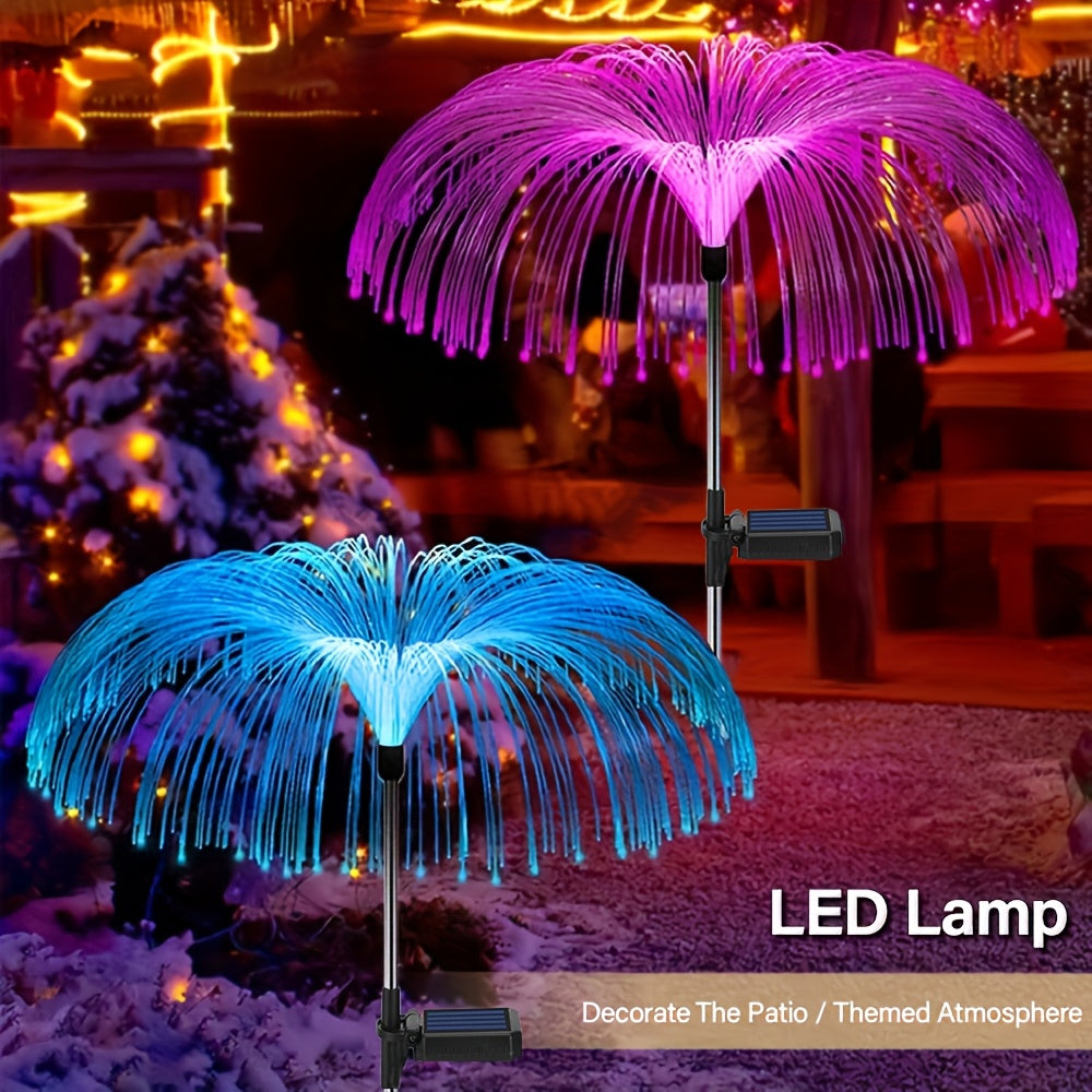 Outdoor Color Changing Solar Jellyfish Garden Lights For Christmas Halloween Parties Holiday Yards  5