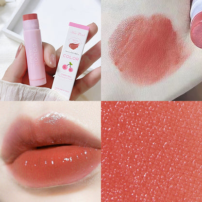 Moisturizing Cute Colored Lip Balm Lip Tint, Long Lasting Waterproof Lipstick, Women Girls Lips Makeup Gift