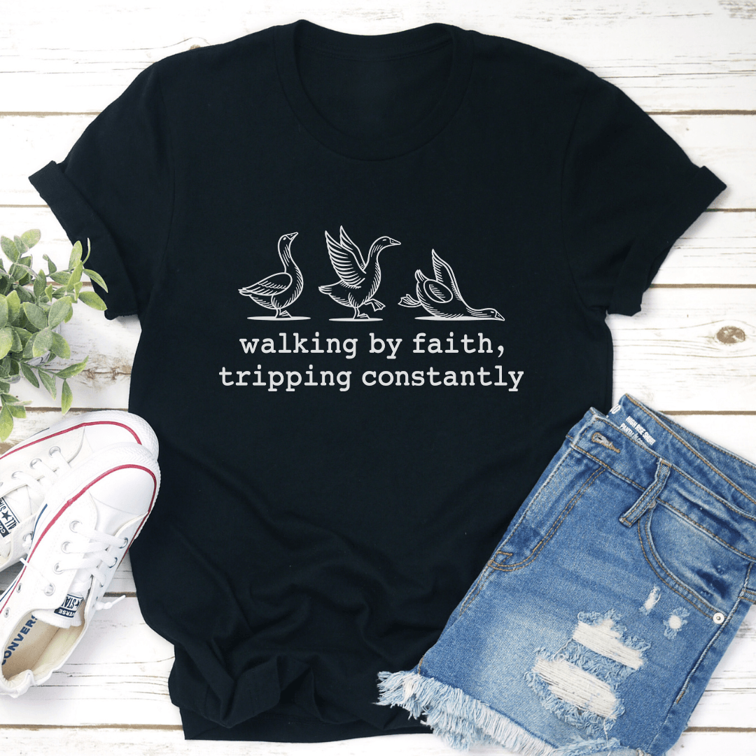 Walking By Faith Tripping Constantly Tee 2