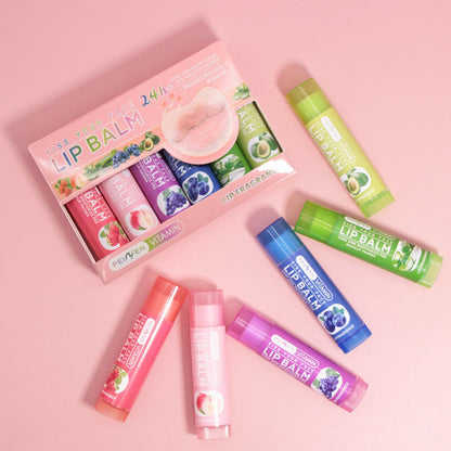 Pennyfun Fruit-Flavored Lip Balm Set, Best-Selling Lip Treatment With Variety, Ultra-Hydrating And Moisturizing Formula