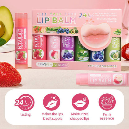 Pennyfun Fruit-Flavored Lip Balm Set, Best-Selling Lip Treatment With Variety, Ultra-Hydrating And Moisturizing Formula