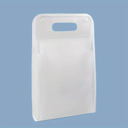 A4 Macaron Vertical Binding File Bag, 13 Cell Student Test Paper Storage, Portable Organizer for Office School Supplies