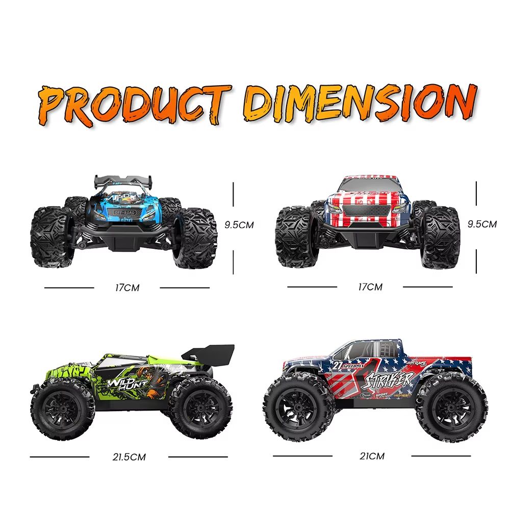 1 20 Off Road RC Car High Speed 24GHz Remote Control Truck 5
