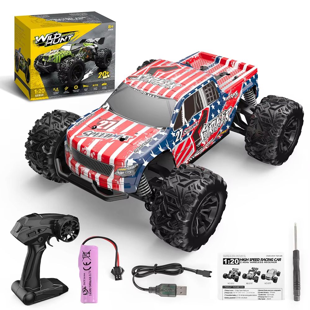 1 20 Off Road RC Car High Speed 24GHz Remote Control Truck 6