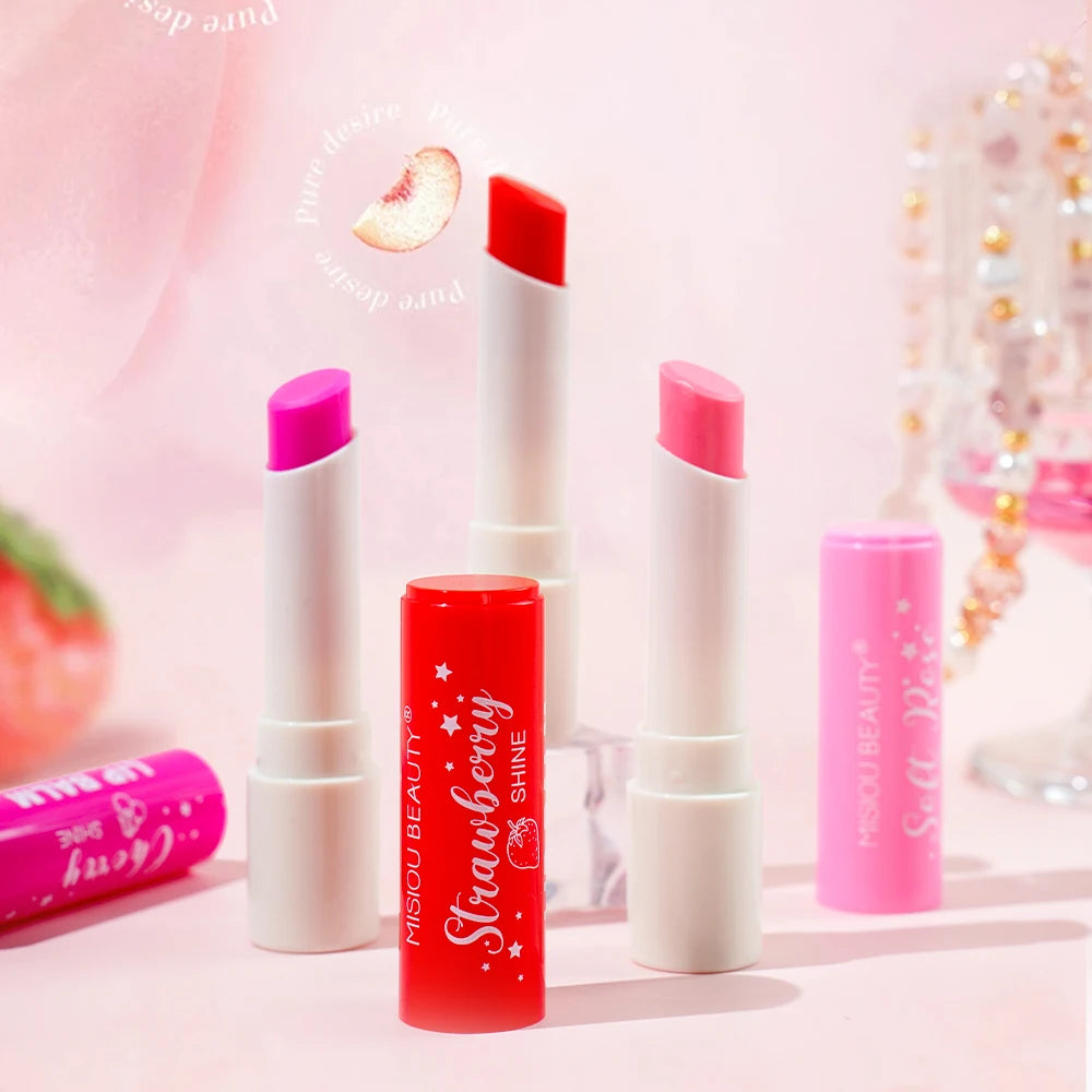 3 Color Tinted Lip Glaze Jelly Mirror Lipstick Waterproof Long Lasting Moisturizing Non Stick Lip B 2