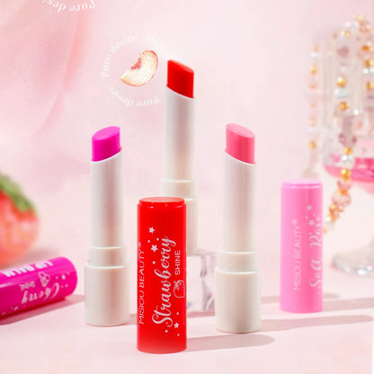 3 Color Tinted Lip Glaze Jelly Mirror Lipstick Waterproof Long Lasting Moisturizing Non Stick Lip B 2
