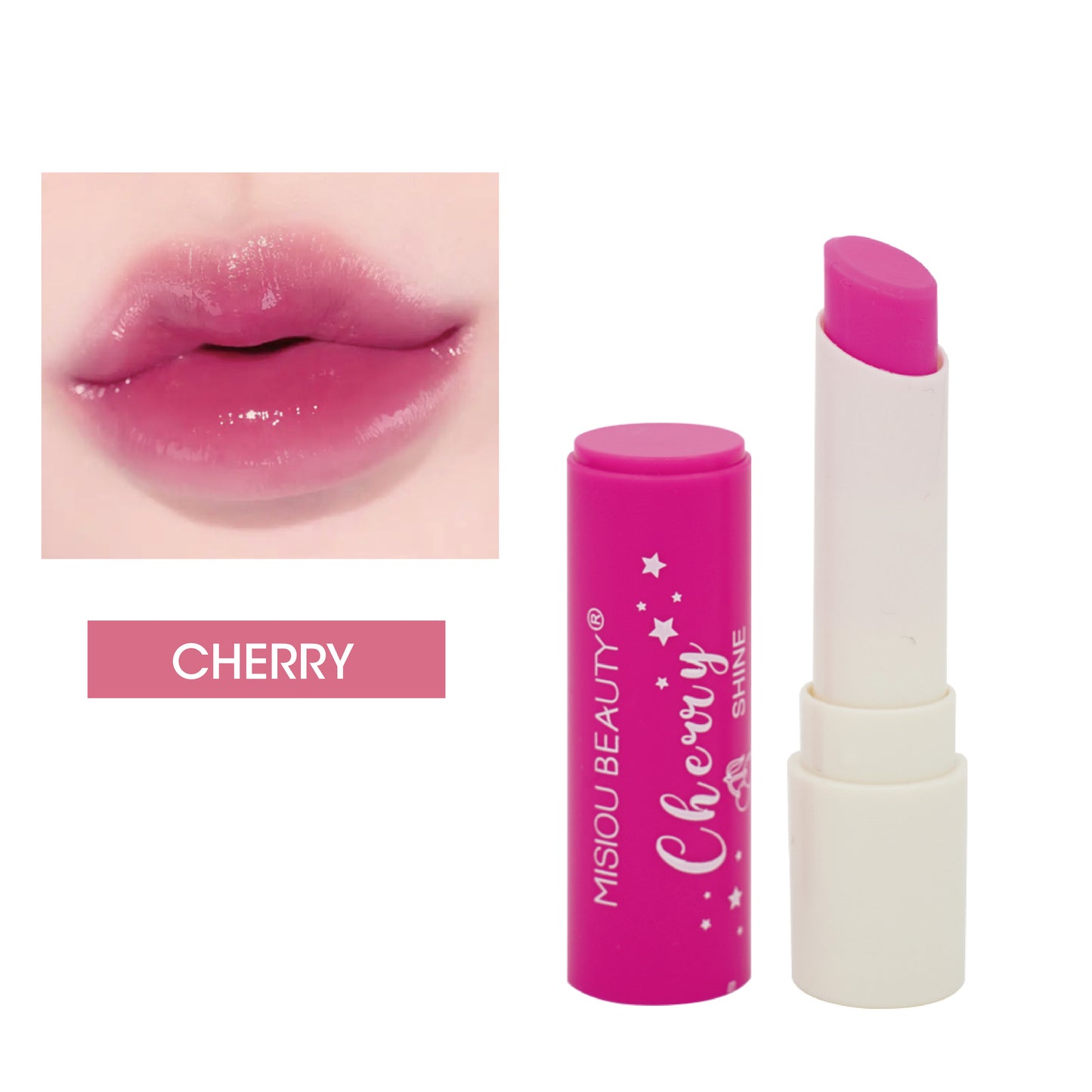 3 Color Tinted Lip Glaze Jelly Mirror Lipstick, Waterproof Long Lasting Moisturizing, Non Stick Lip Balm Fade Lines