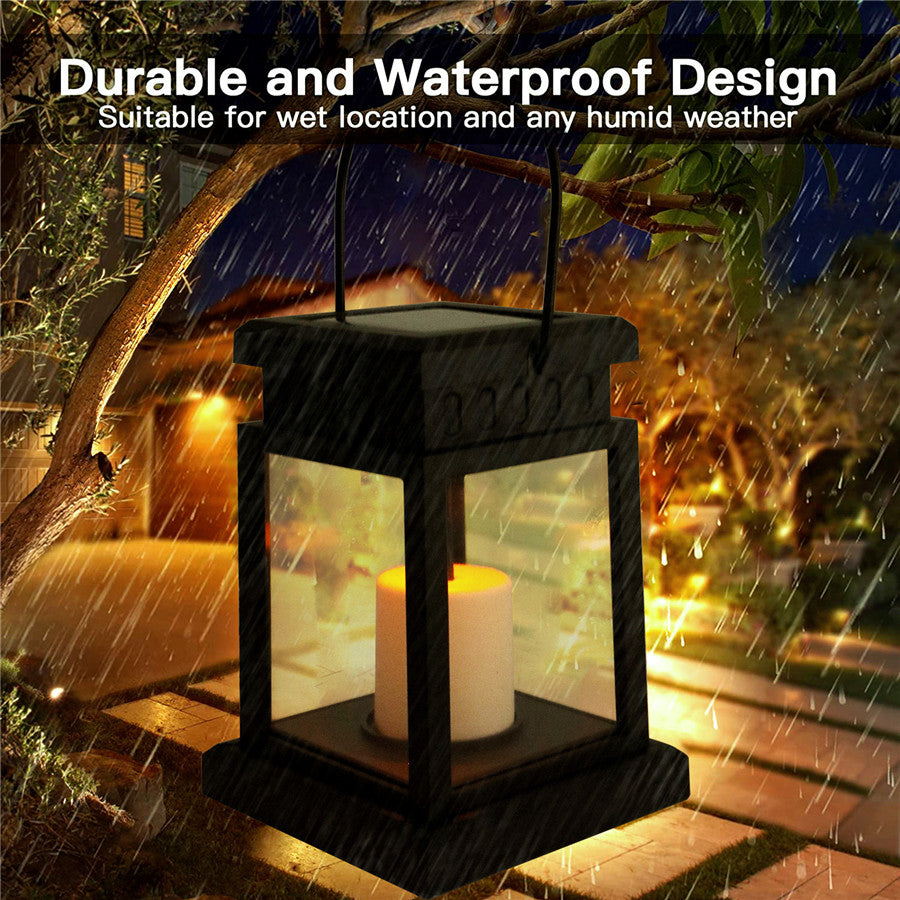 Decorative Solar Palace Lantern Outdoor Solar Lights Hanging Candle Lamp for Lawn, Garden, Floor & Landscape Atmosphere