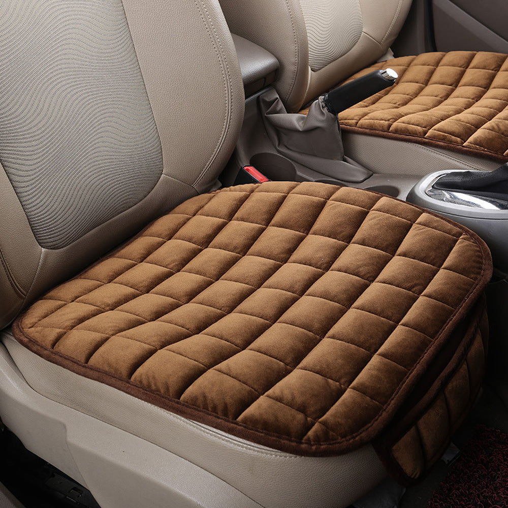 Winter Warm Car Seat Cover Cushion Universal, Anti-Slip Breathable Pad, Front Chair Protector & Seat Covers for Cars
