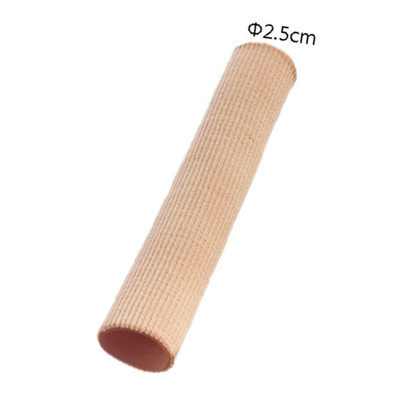 Fabric Toe Separator Finger Protector, Bunion Corrector Tube, Applicator Corn Callus Remover Pedicure Foot Care