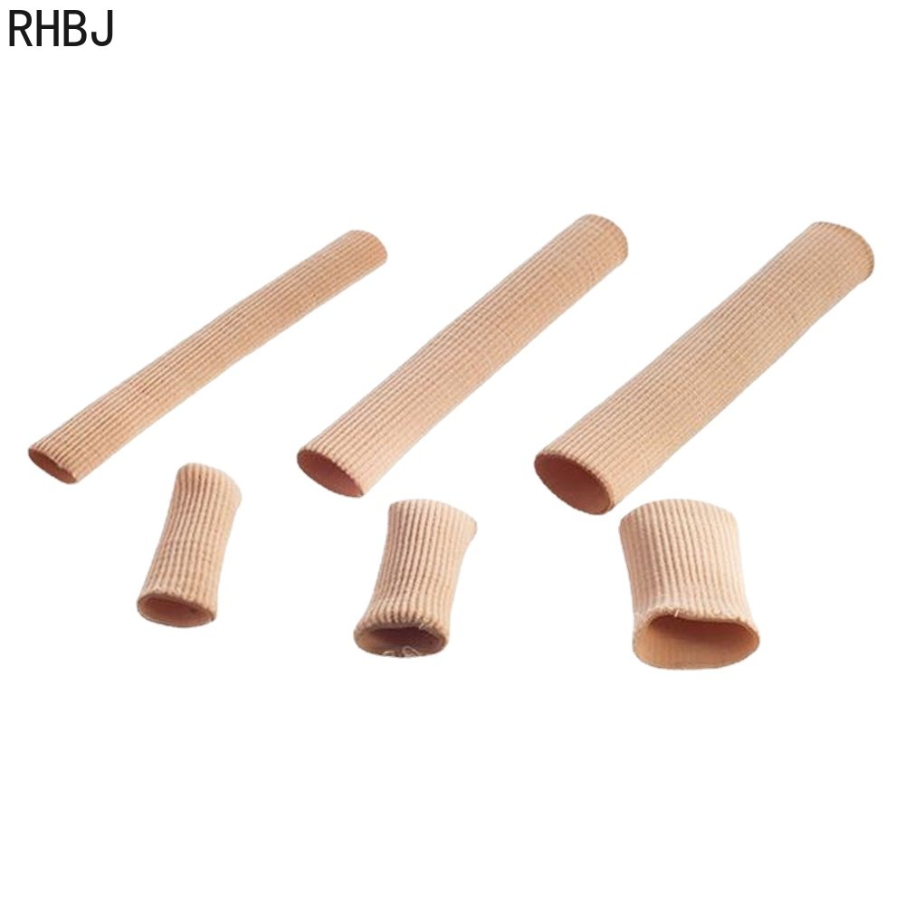 Fabric Toe Separator Finger Protector, Bunion Corrector Tube, Applicator Corn Callus Remover Pedicure Foot Care